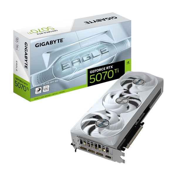 GIGABYTE GeForce RTX 5070 Ti EAGLE OC ICE SFF 16G